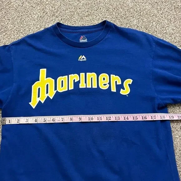 Retro Seattle Mariners Edgar Martinez Gameday Shirt men's M - Picture 3 of 7
